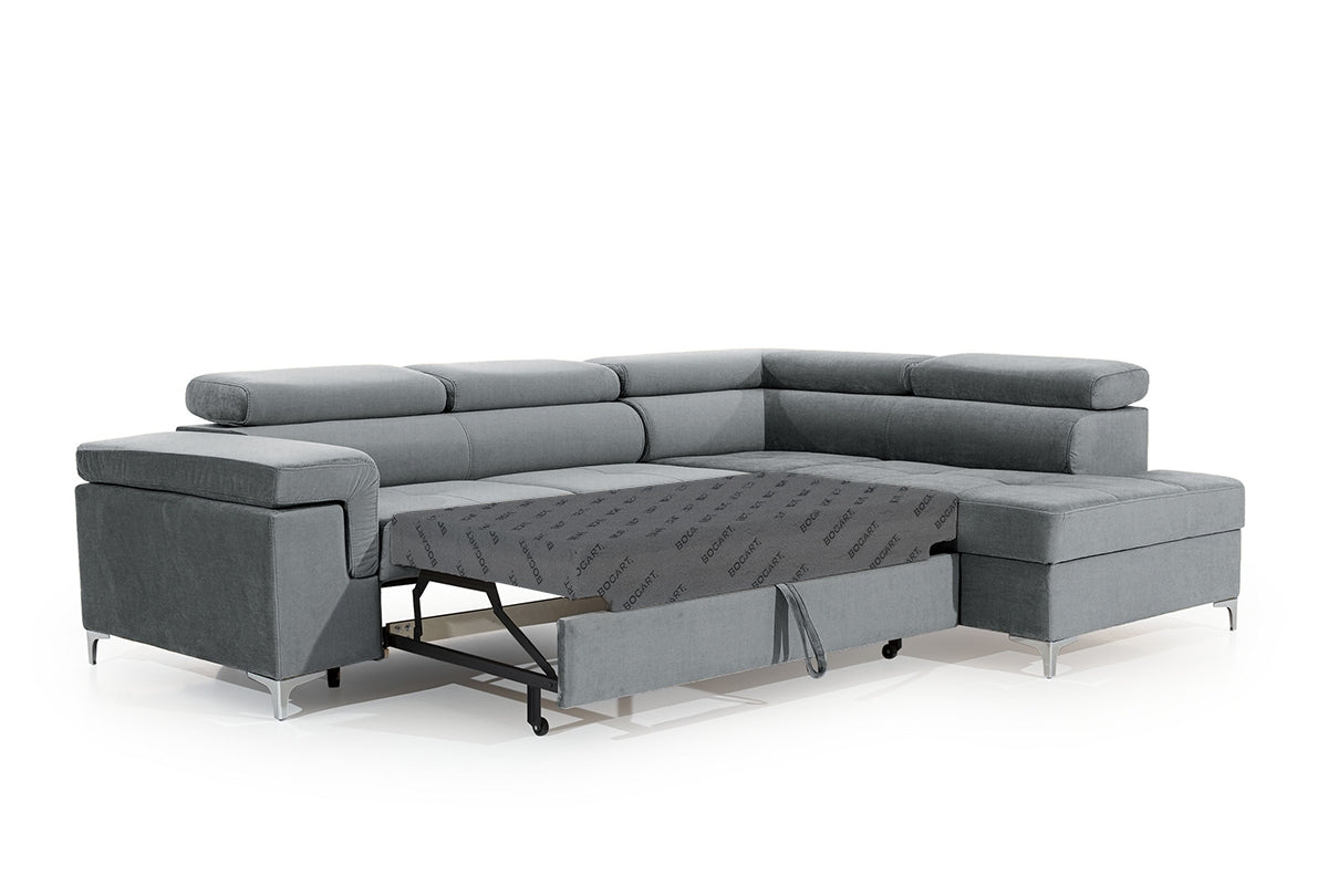 Dīvāns EGO L labais stūris 274/76-98/202 cm - N1 Home