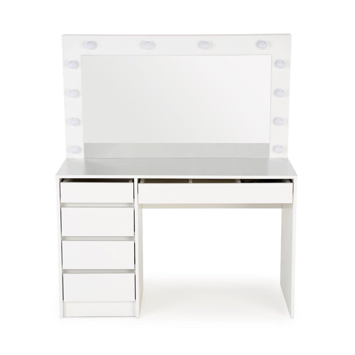 HLM balta konsole ar gaismu 120/55/140 cm - N1 Home