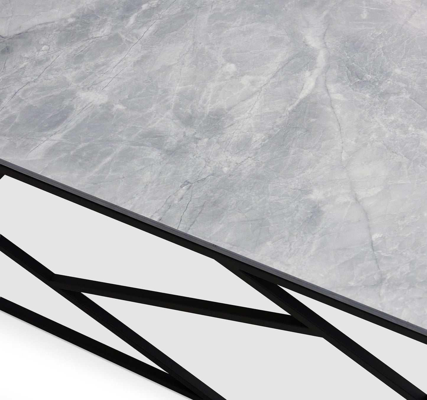 Kafijas galdiņš UR 120/60/45 cm pelēks marmors - N1 Home