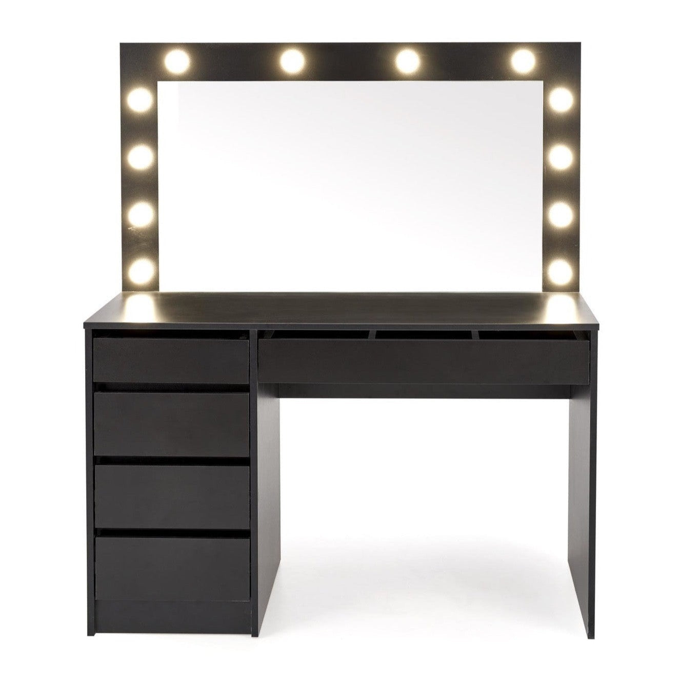 HLM melna konsole ar gaismu 120/55/140 cm - N1 Home