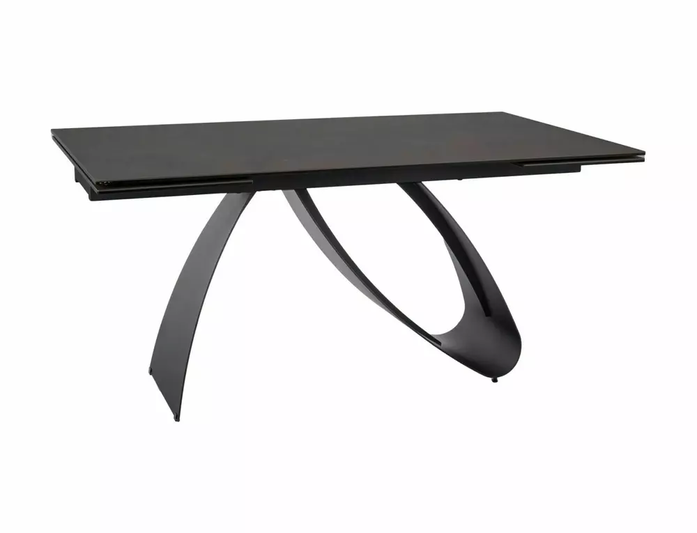 Galds KOSTO 76/90/160(240) cm melns - N1 Home