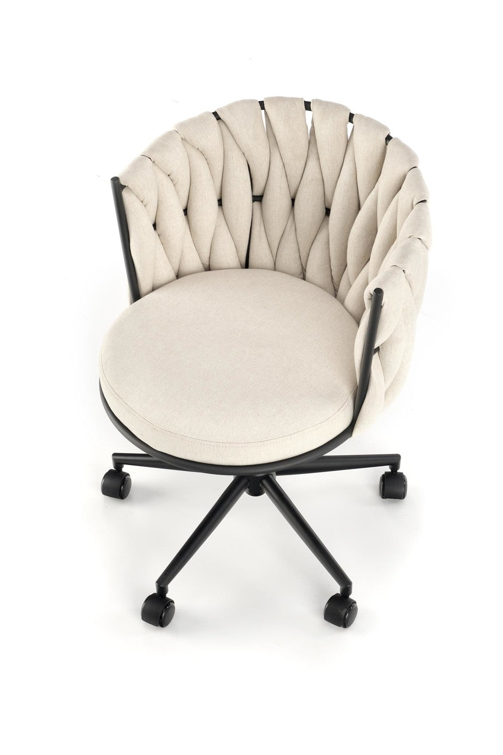 LN grozāmais krēsls 55/60/75-85/43-53 cm gaiši bēšs - N1 Home