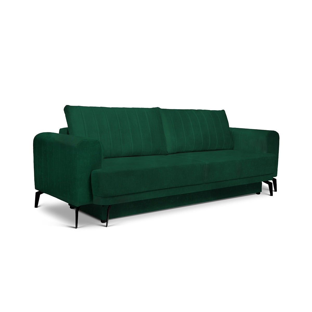 Dīvāns KOMO 250/73-90/100 cm tumši zaļs - N1 Home