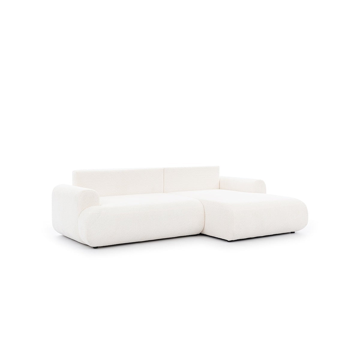 Dīvāns LOTA M bukle stūris 264/84/163 cm krēms - N1 Home