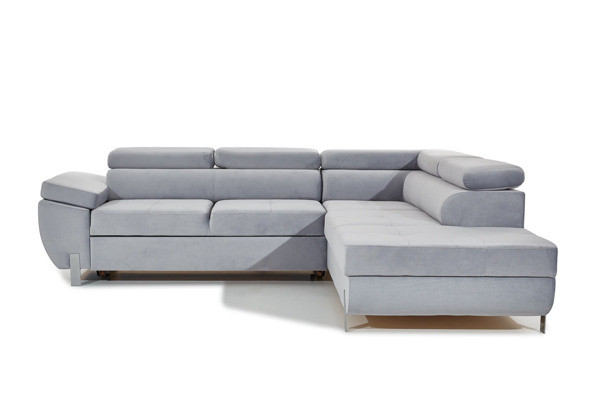 Dīvāns TOKYO MD 272/78-100/200 cm pelēks - N1 Home