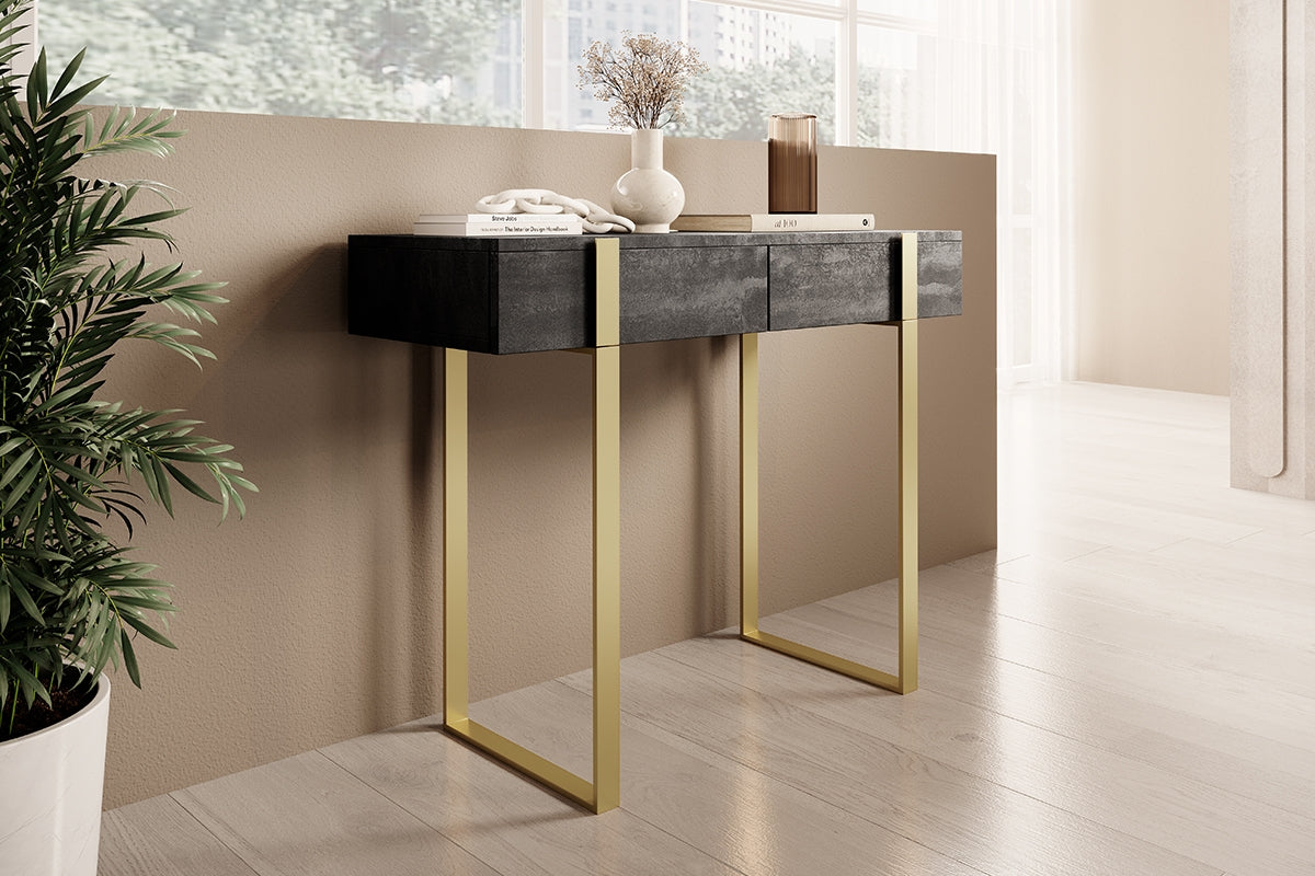 Konsole VECA 120/78/40 zelts/ ogļu - N1 Home