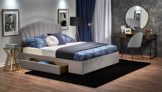 GL 160|200 cm gulta, gaiši pelēka - N1 Home