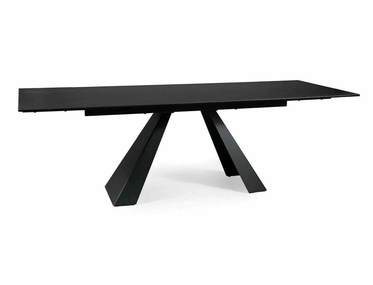 Galds SH 77/90/160(240) cm melns - N1 Home