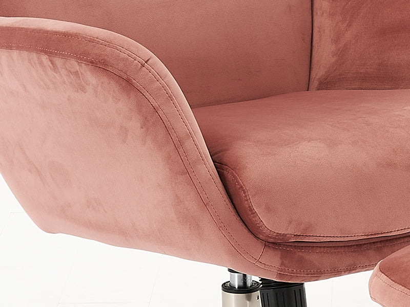 Nixon Velvet atzveltnes krēsls antīki rozā - N1 Home