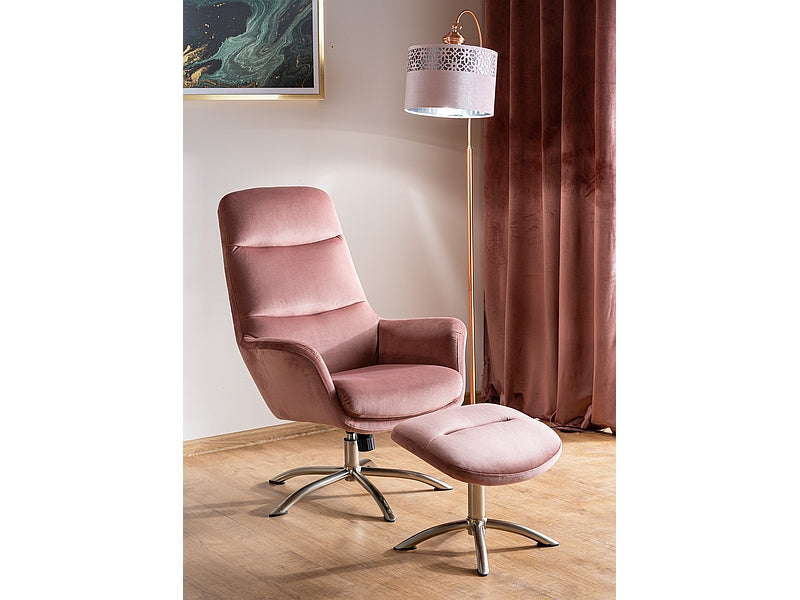 Nixon Velvet atzveltnes krēsls antīki rozā - N1 Home