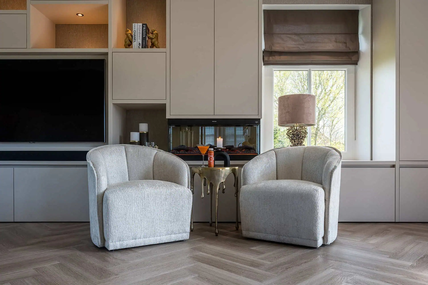 Столик Carly Richmond Interiors 55/43/43 см золото