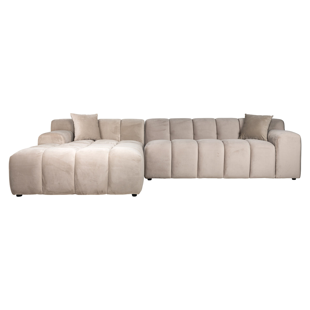 Dīvāns Cube Richmond Interiors 76/325/195 cm Quartz Khaki 903