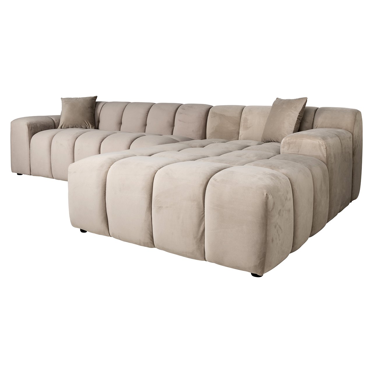 Диван Cube Richmond Interiors 76/325/195 см Quartz Khaki 903