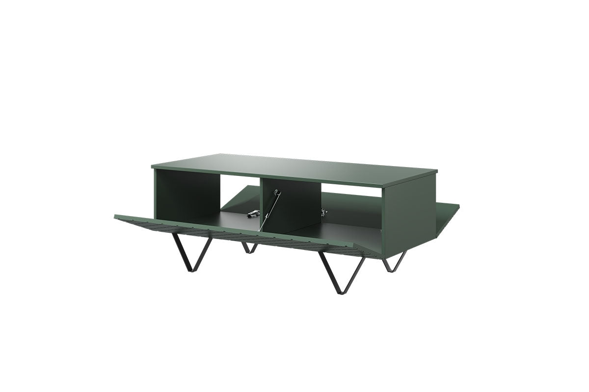 Kafijas galdiņš LUKKA 120/48/55 melns/olives - N1 Home