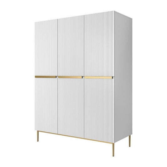 Skapis AUSTIN zelta 150/220/62 balts - N1 Home