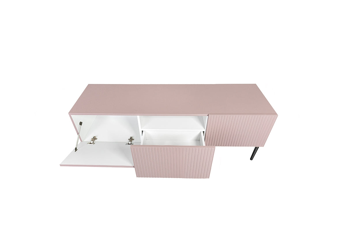 AUSTIN RTV kumode 150/53/45 melns/ antik rozā - N1 Home