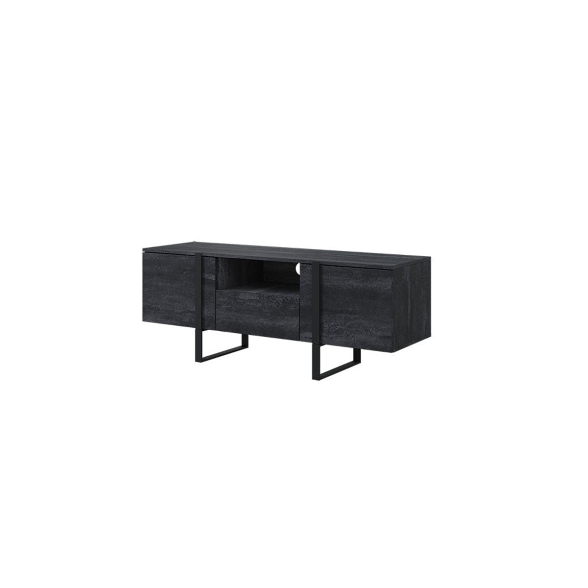 Kumode RTV VECA 150/57/45 melns/ ogļu - N1 Home