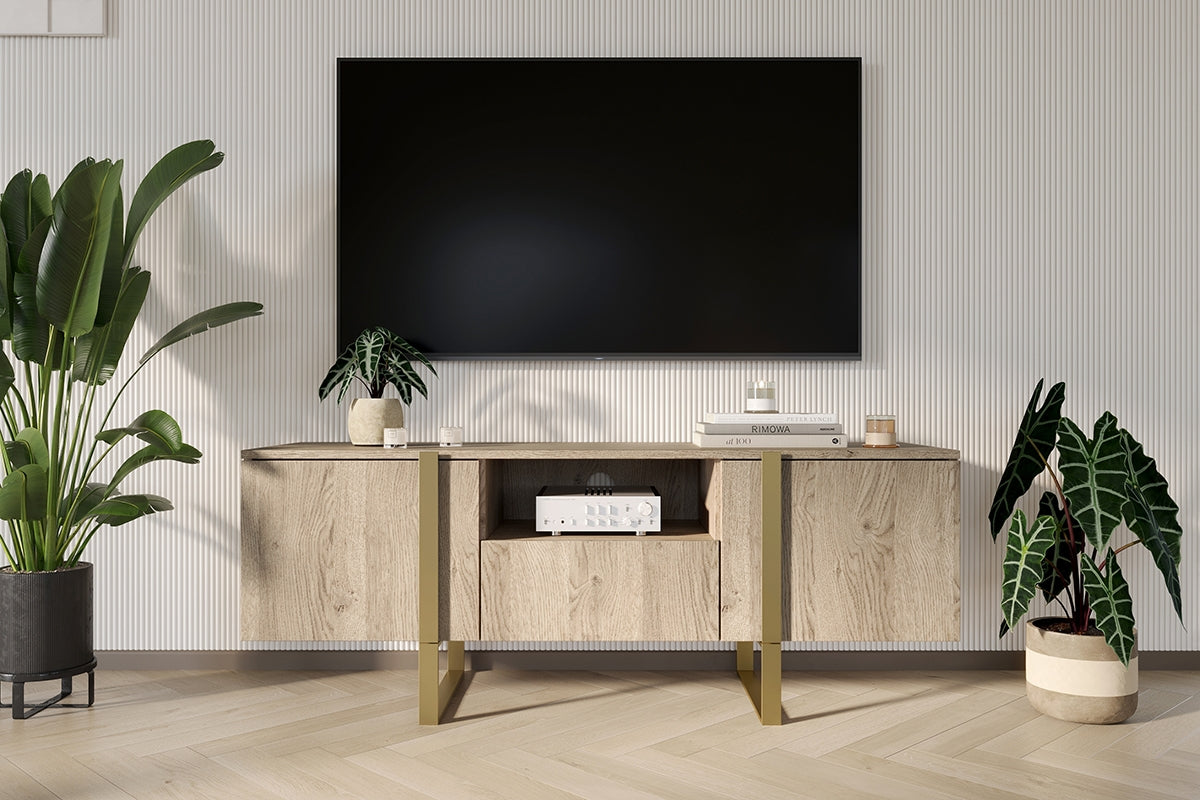 Kumode RTV VECA 150/57/45 zelts/ dabīgs - N1 Home