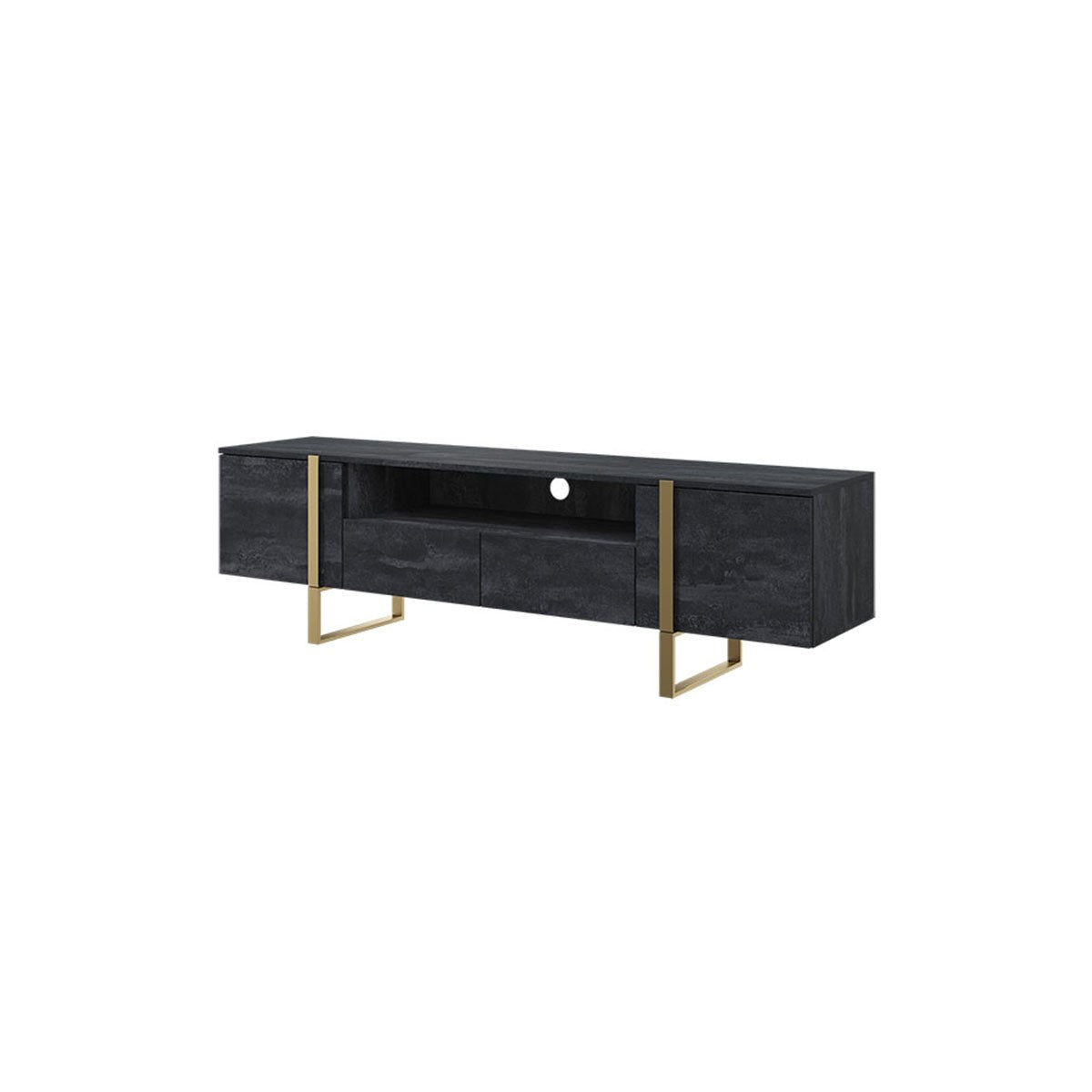 Kumode RTV VECA 200/57/45 zelts/ ogļu - N1 Home