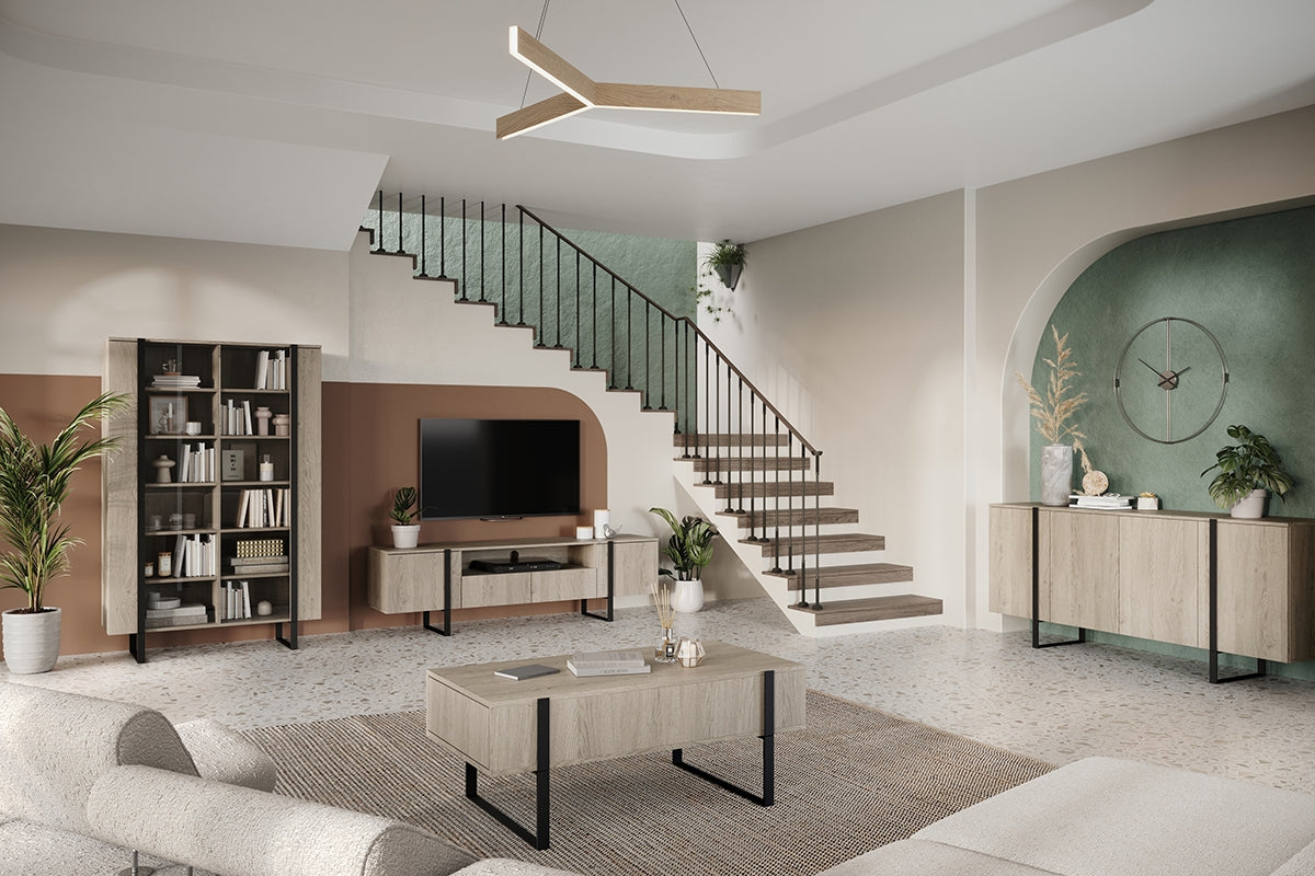 Kumode RTV VECA 200/57/45 melns/ dabīgs - N1 Home