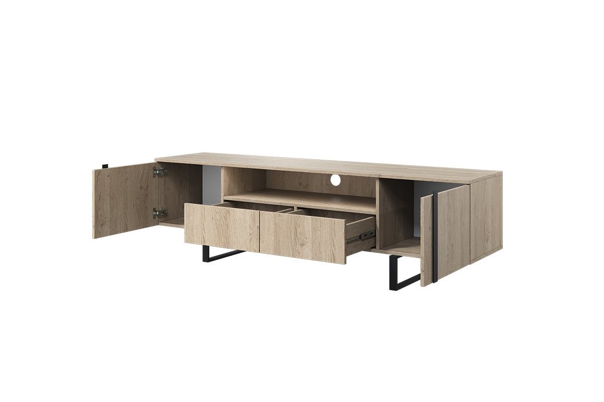 Kumode RTV VECA 200/57/45 melns/ dabīgs - N1 Home