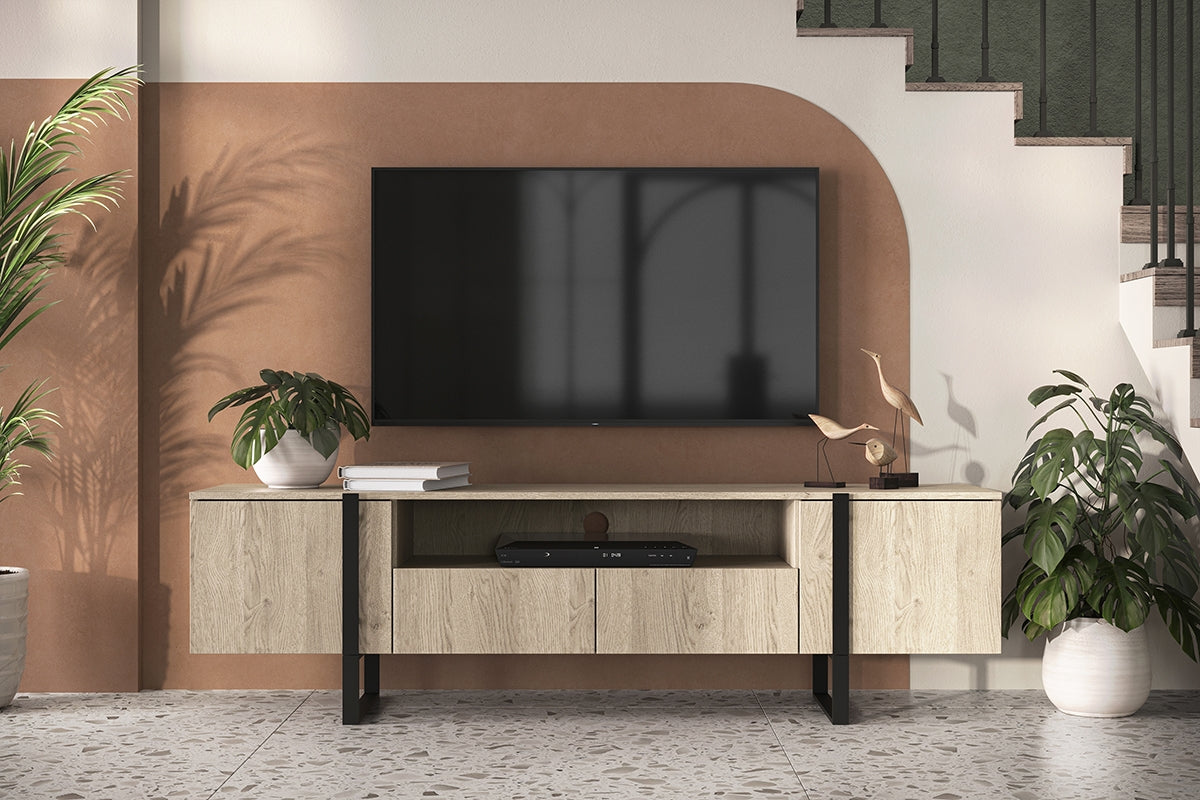 Kumode RTV VECA 200/57/45 melns/ dabīgs - N1 Home