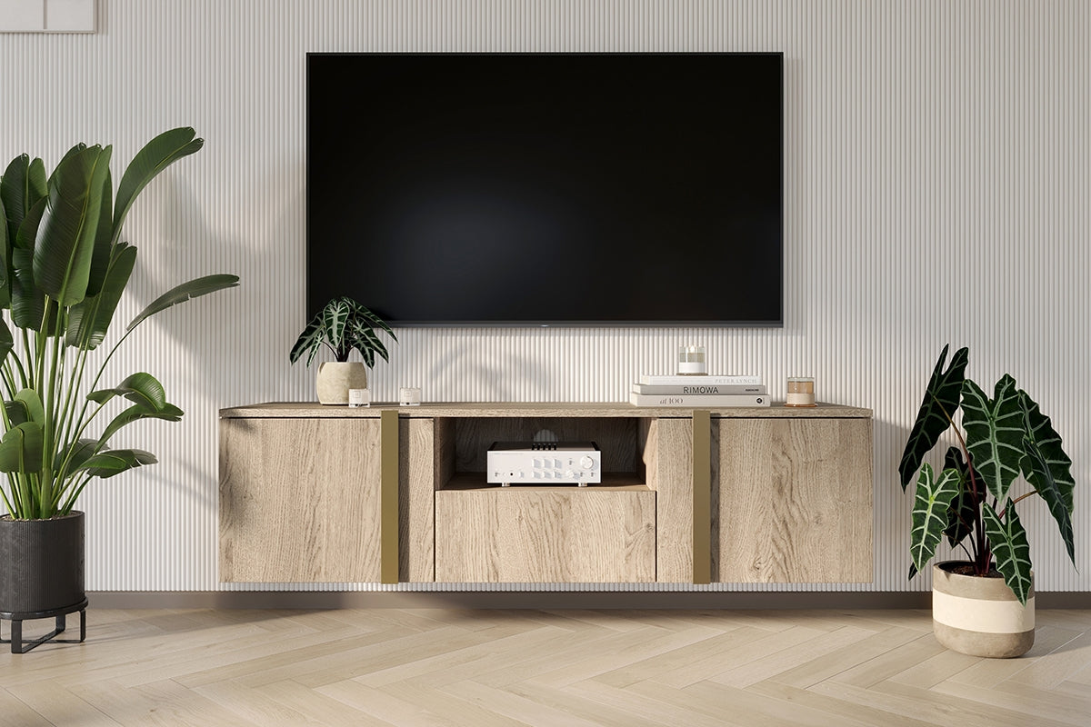 Kumode RTV VECA 150/40/45 zelts/ dabīgs - N1 Home