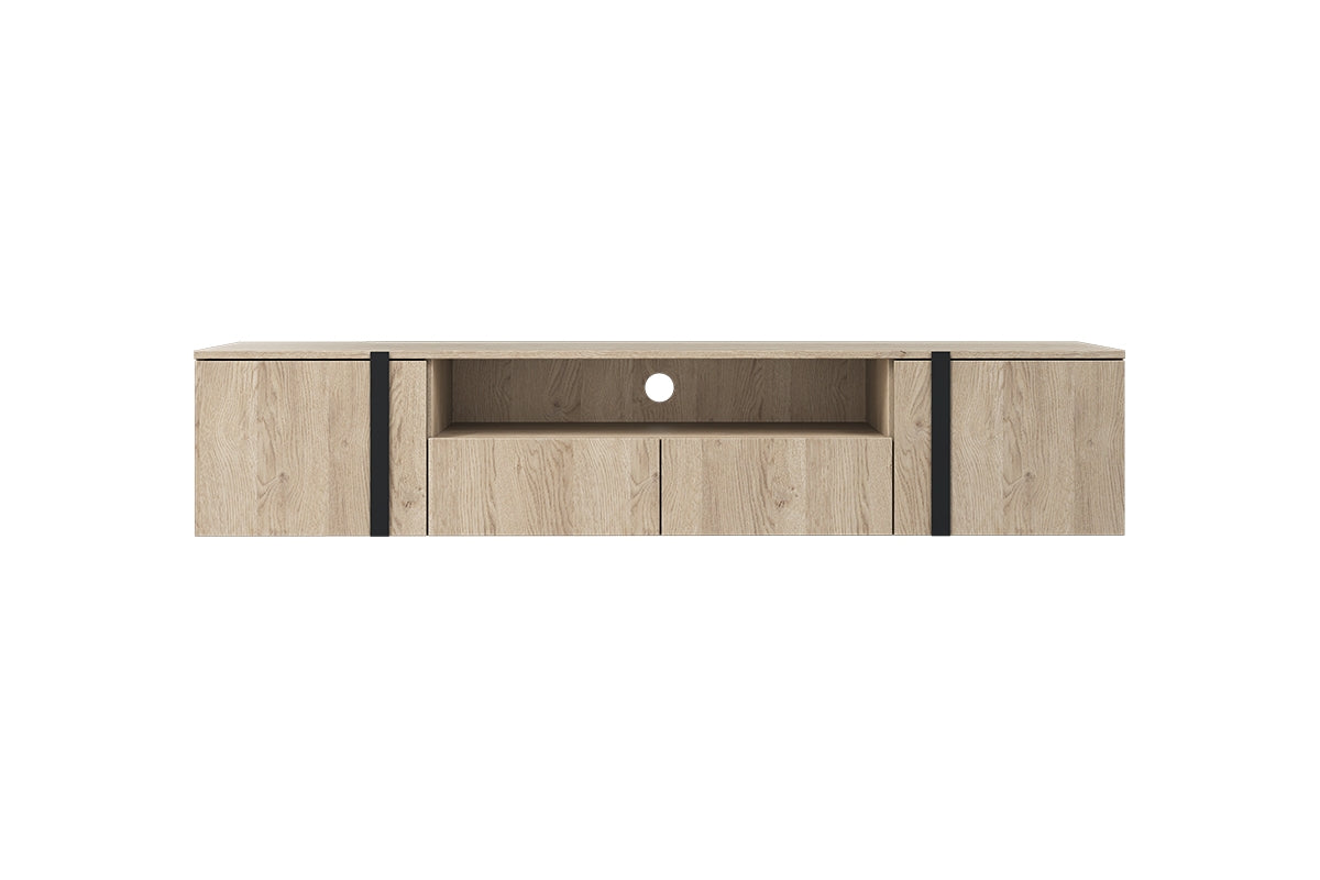 Kumode RTV VECA 200/40/45 melns/ dabīgs - N1 Home