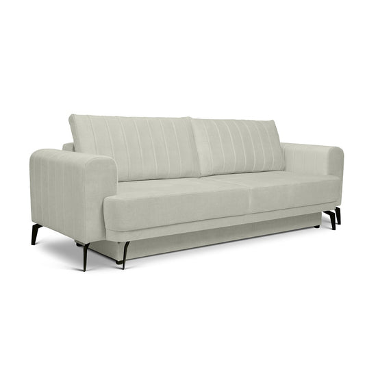 Dīvāns KOMO 250/73-90/100 cm gaiši pelēks - N1 Home