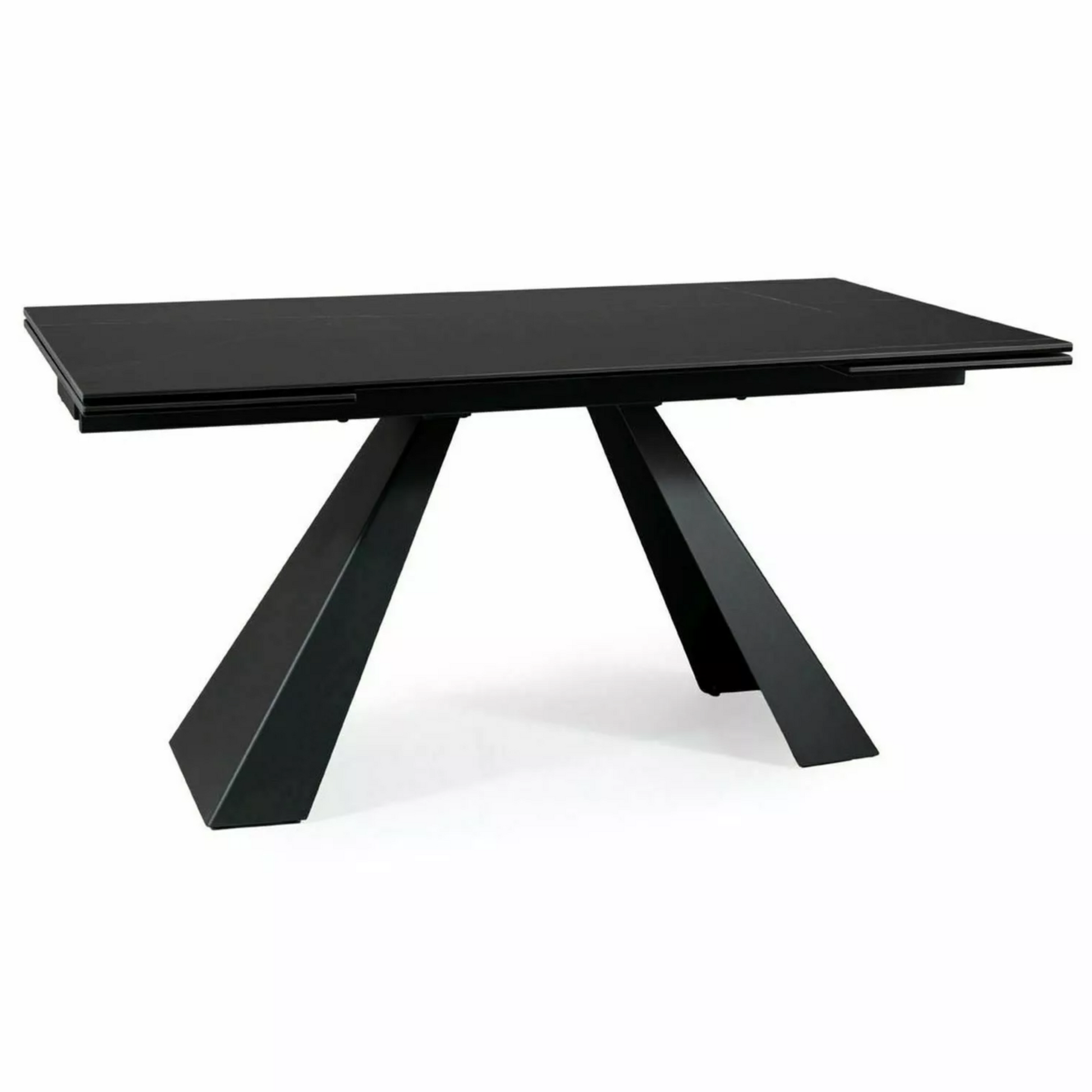 Galds SH 77/90/160(240) cm melns - N1 Home
