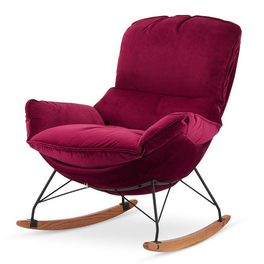 Krēsls Dot Design Berco samta 100 × 80 × 95 cm bordo - N1 Home