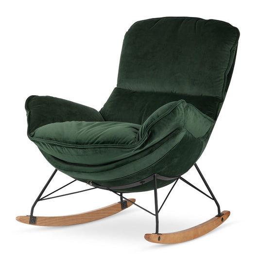 Krēsls Dot Design Berco samta 100 × 80 × 95 cm zaļs - N1 Home