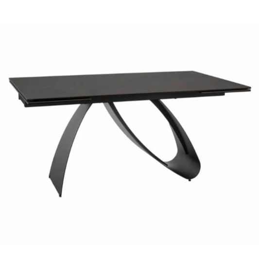 Galds KOSTO 76/90/160(240) cm melns - N1 Home