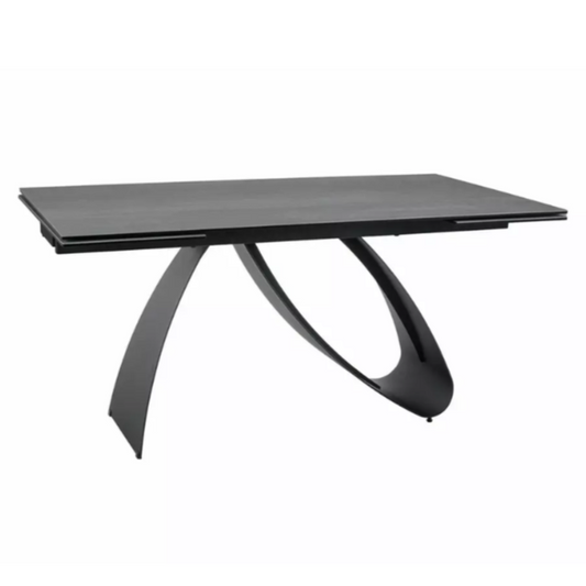 Galds KOSTO 76/90/160(240) cm melns - N1 Home