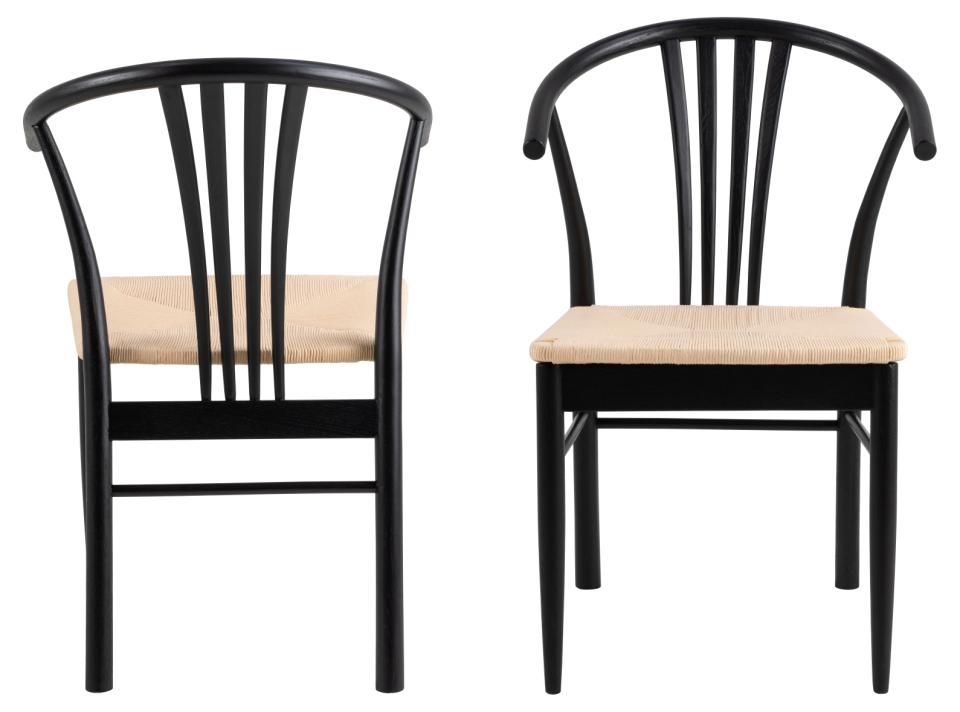 Krēsls Iyo 54/54/83 cm melns - N1 Home