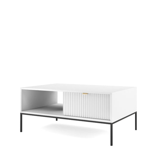 NV kafijas galdiņš balts 104x46x68 - N1 Home