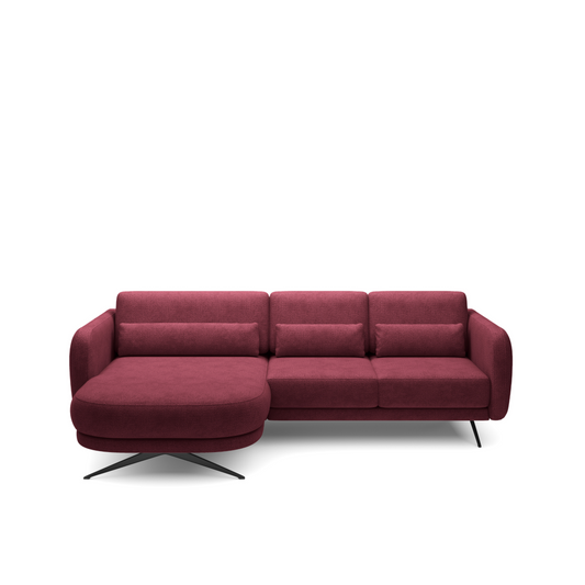 Dīvānu ALLURE 260/177/111 bordo