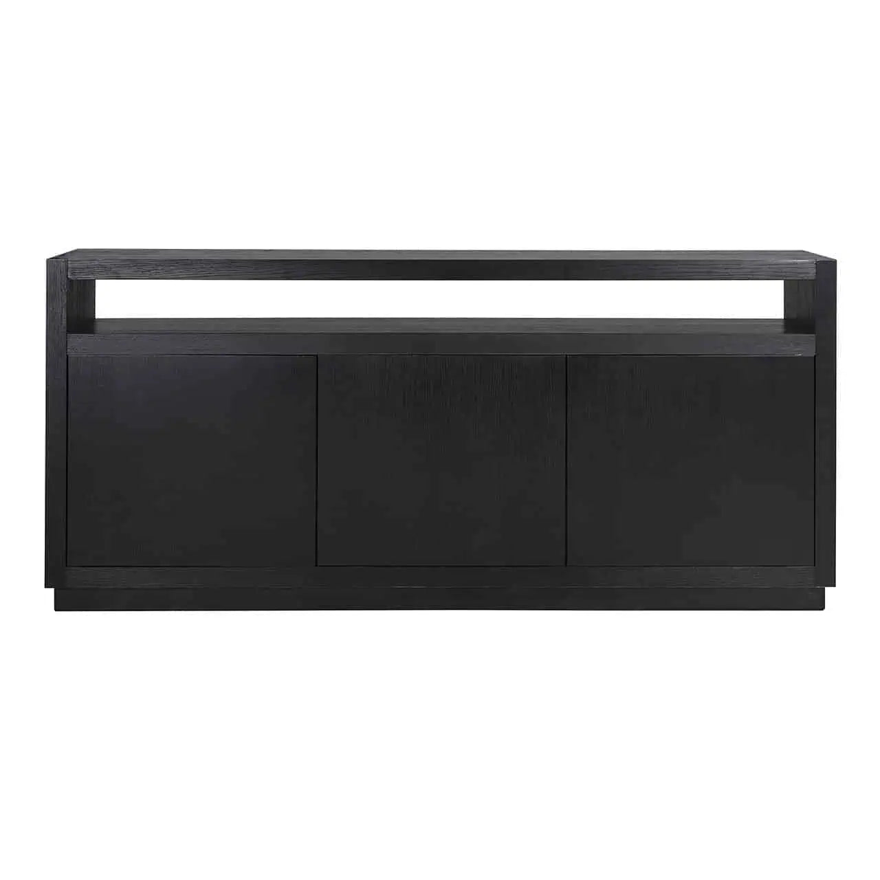 Kumode Oakura 3-durvju Richmond Interiors 85/190/40 cm melns - N1 Home