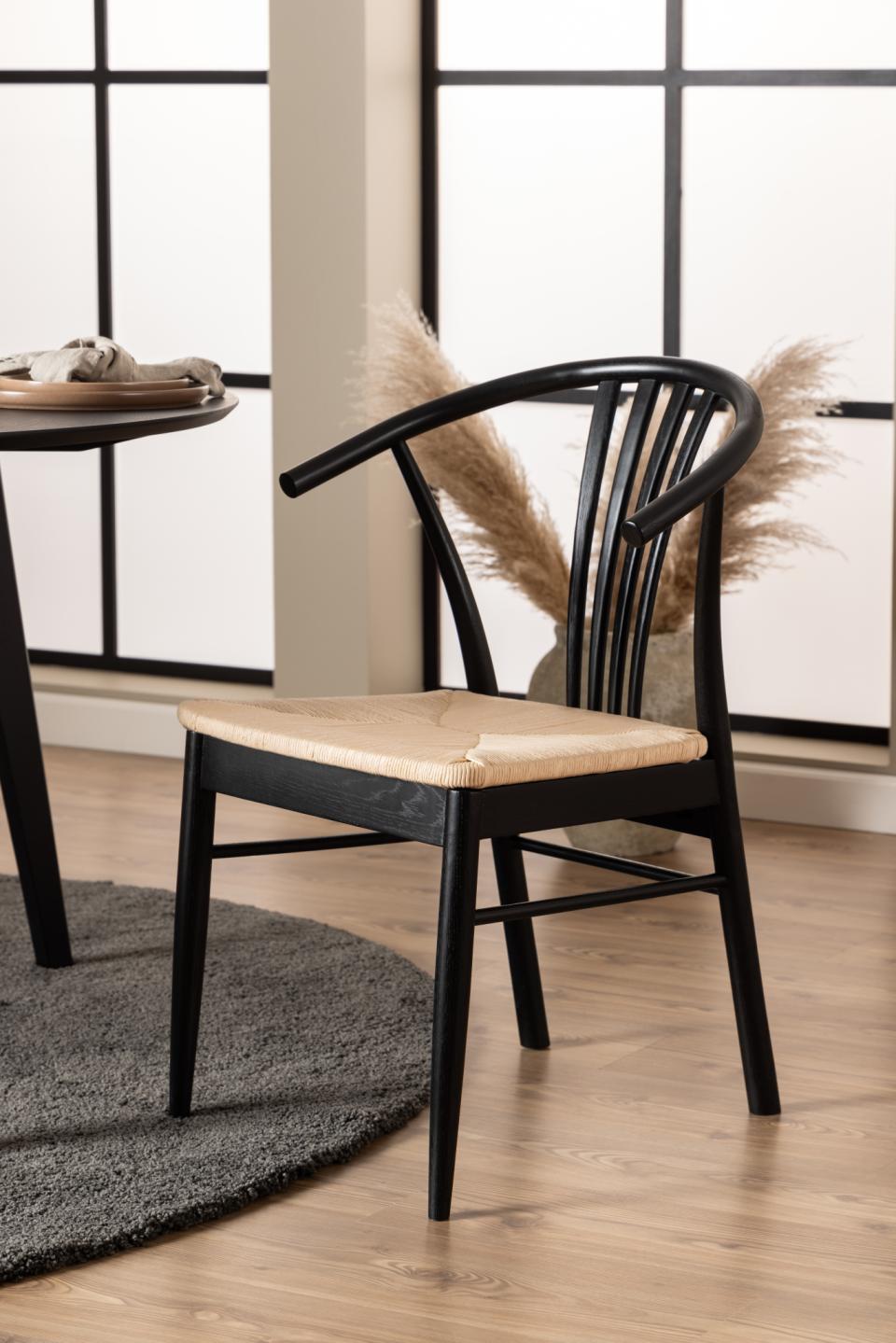 Krēsls Iyo 54/54/83 cm melns - N1 Home