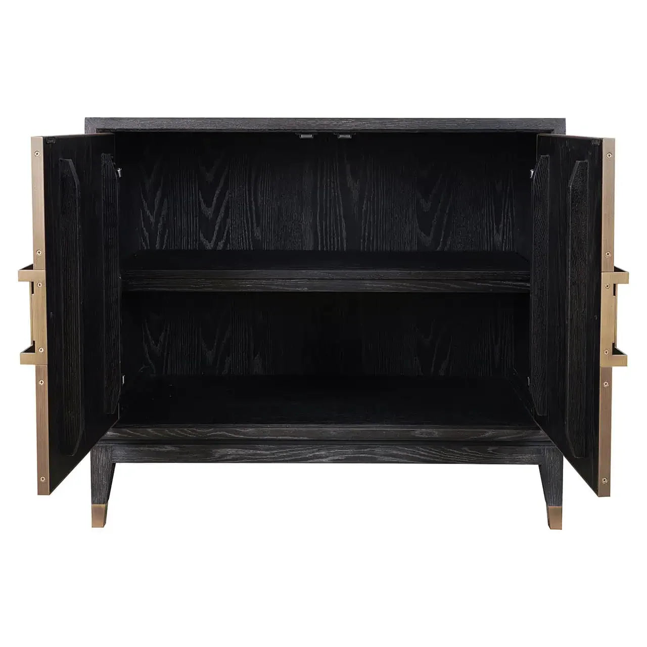 Kumode Bloomville ar 2 durvīm Richmond Interiors 85/97/45 cmbrūns - N1 Home