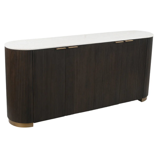 Bufete Mayfield 4-durvju Richmond Interiors 80/180/42 cm brūns - N1 Home