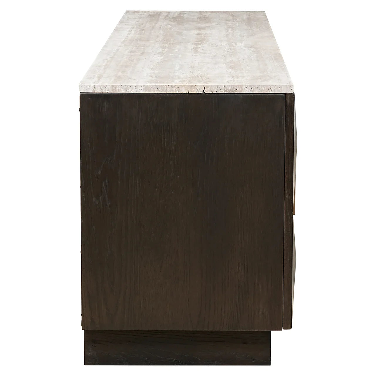 TV skapis Claremont ar 4 durvīm Richmond Interiors 63/196/44 cm brūns - N1 Home