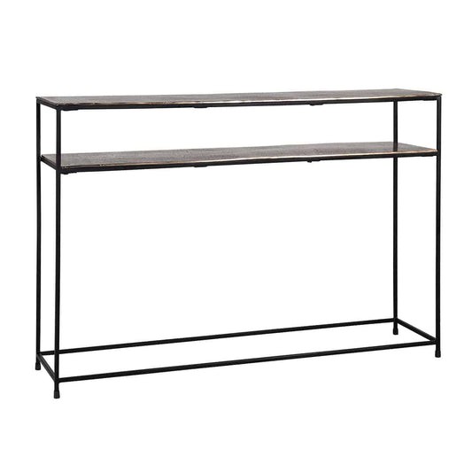 Konsole Chandon Richmond Interiors 80/119/30 cm šampanieša zelts