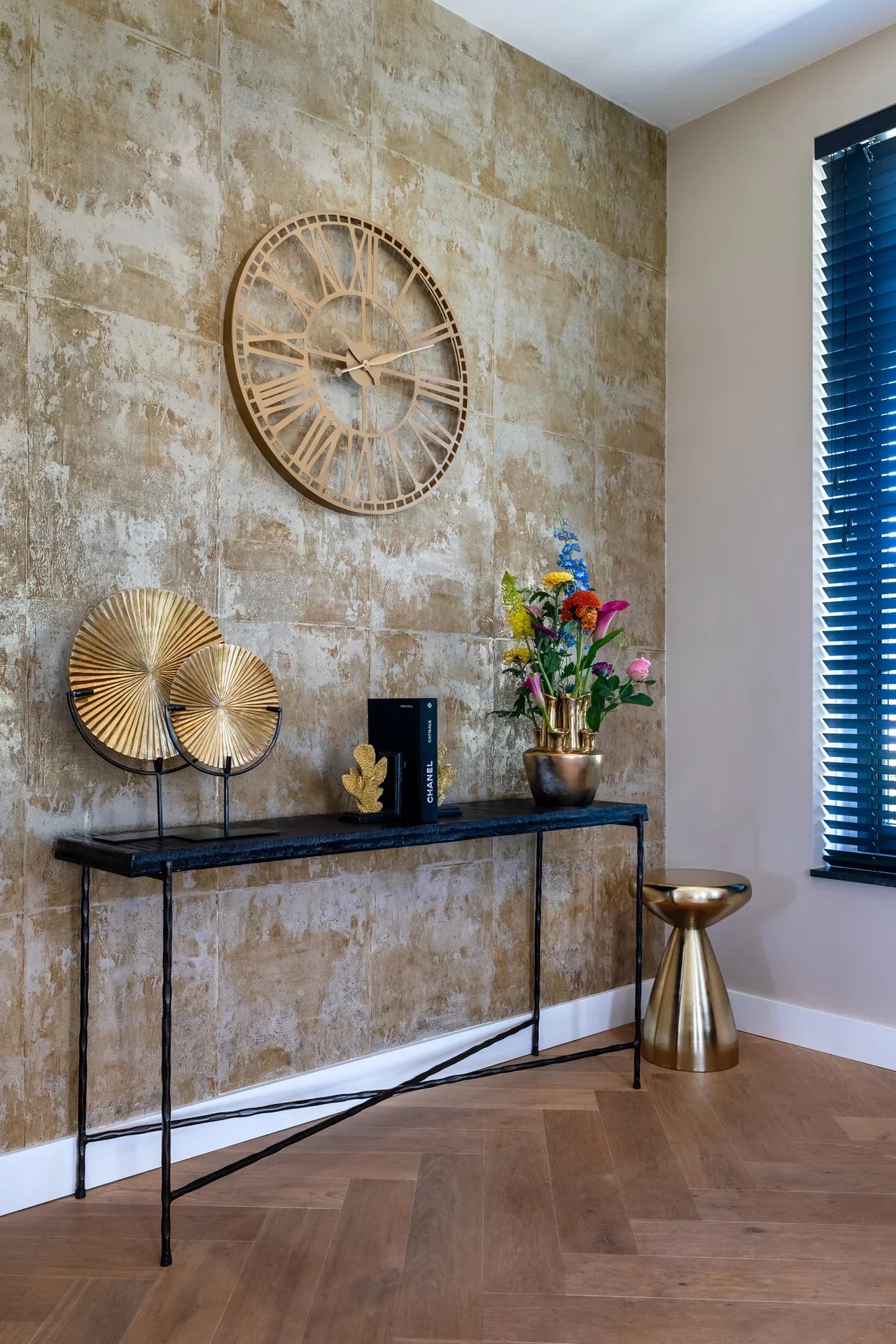 Столик Arlo Richmond Interiors 53/35/35 см золото