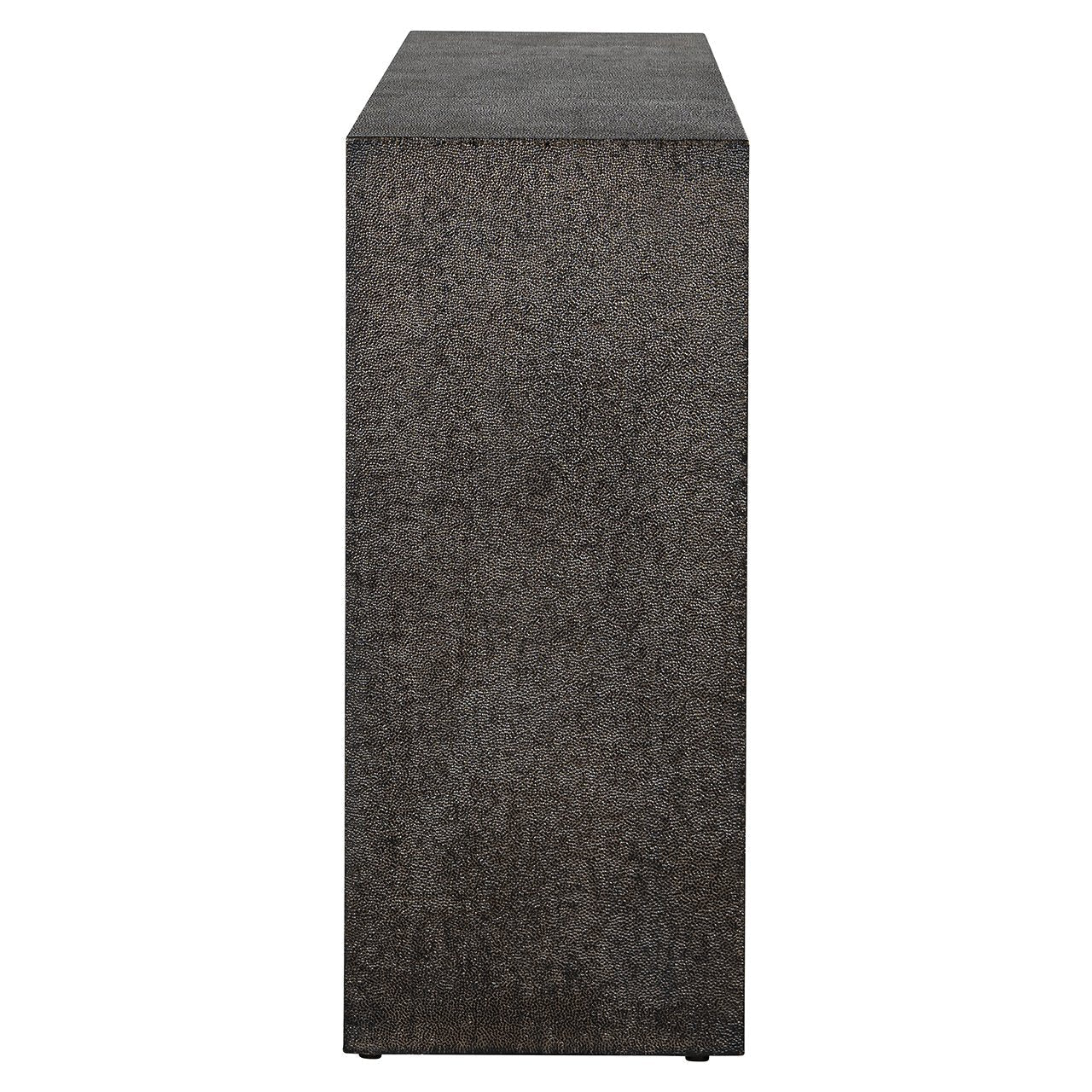 Konsole Gizen Richmond Interiors 81/160/35 cm melns/zelts - N1 Home