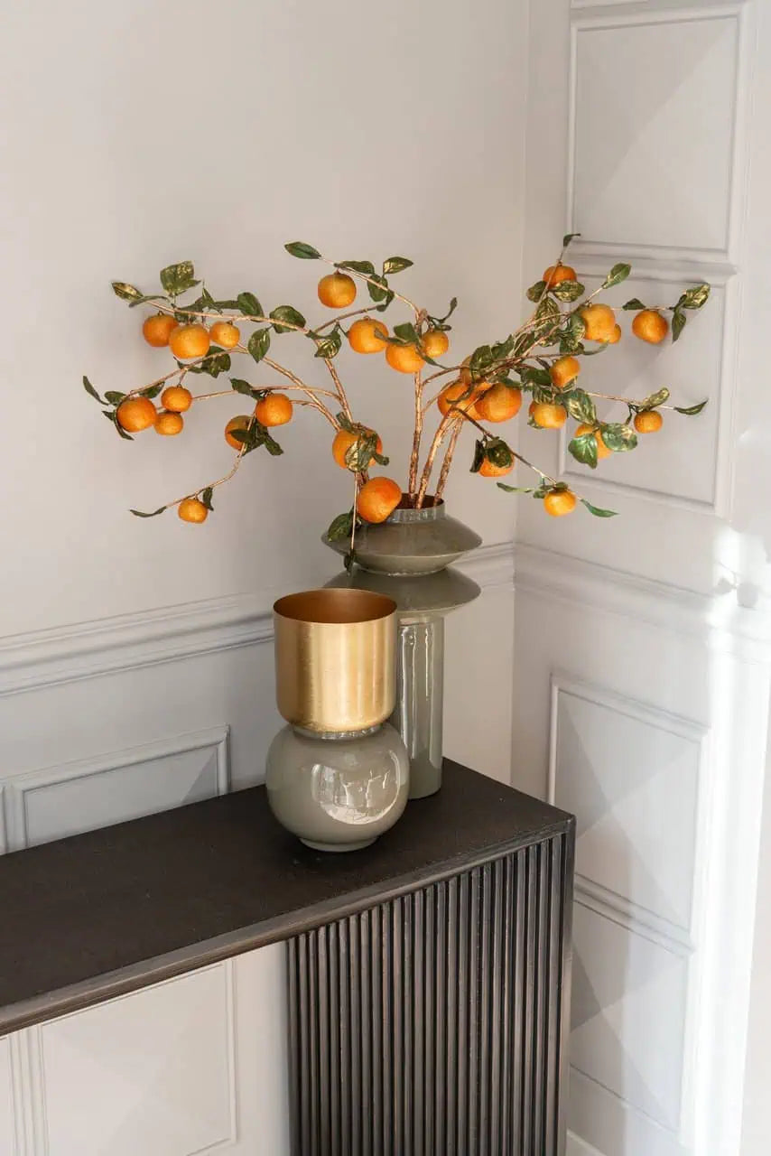 Konsole Gizen Richmond Interiors 81/160/35 cm melns/zelts - N1 Home