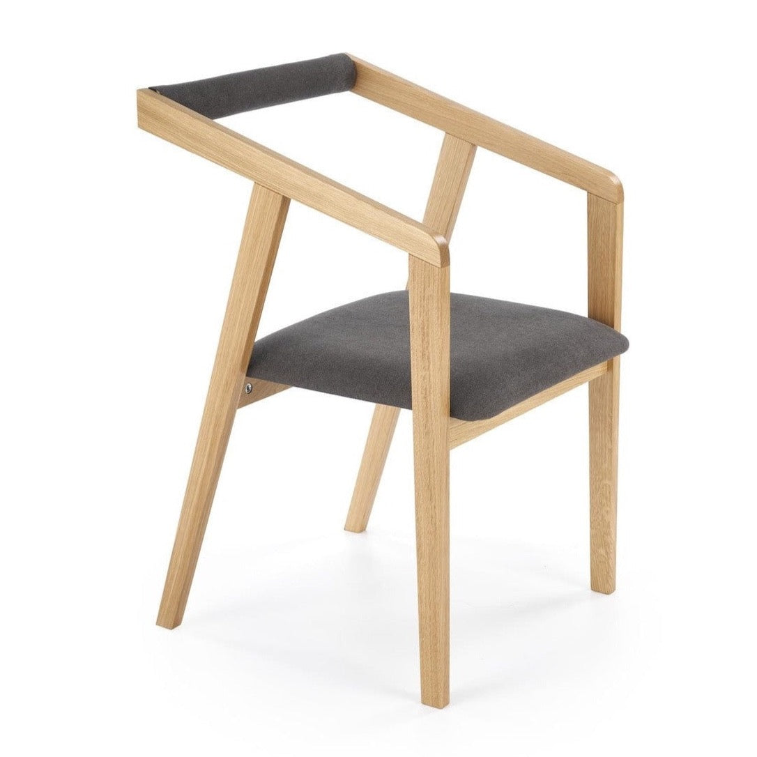 AL dabīga ozola krēsls /pelēka 50/53/79/44 cm