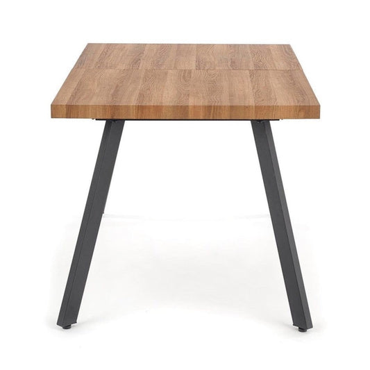 BL palīdzama galda augsme - valriksks, rāmis - melns 140÷180/85/76 cm