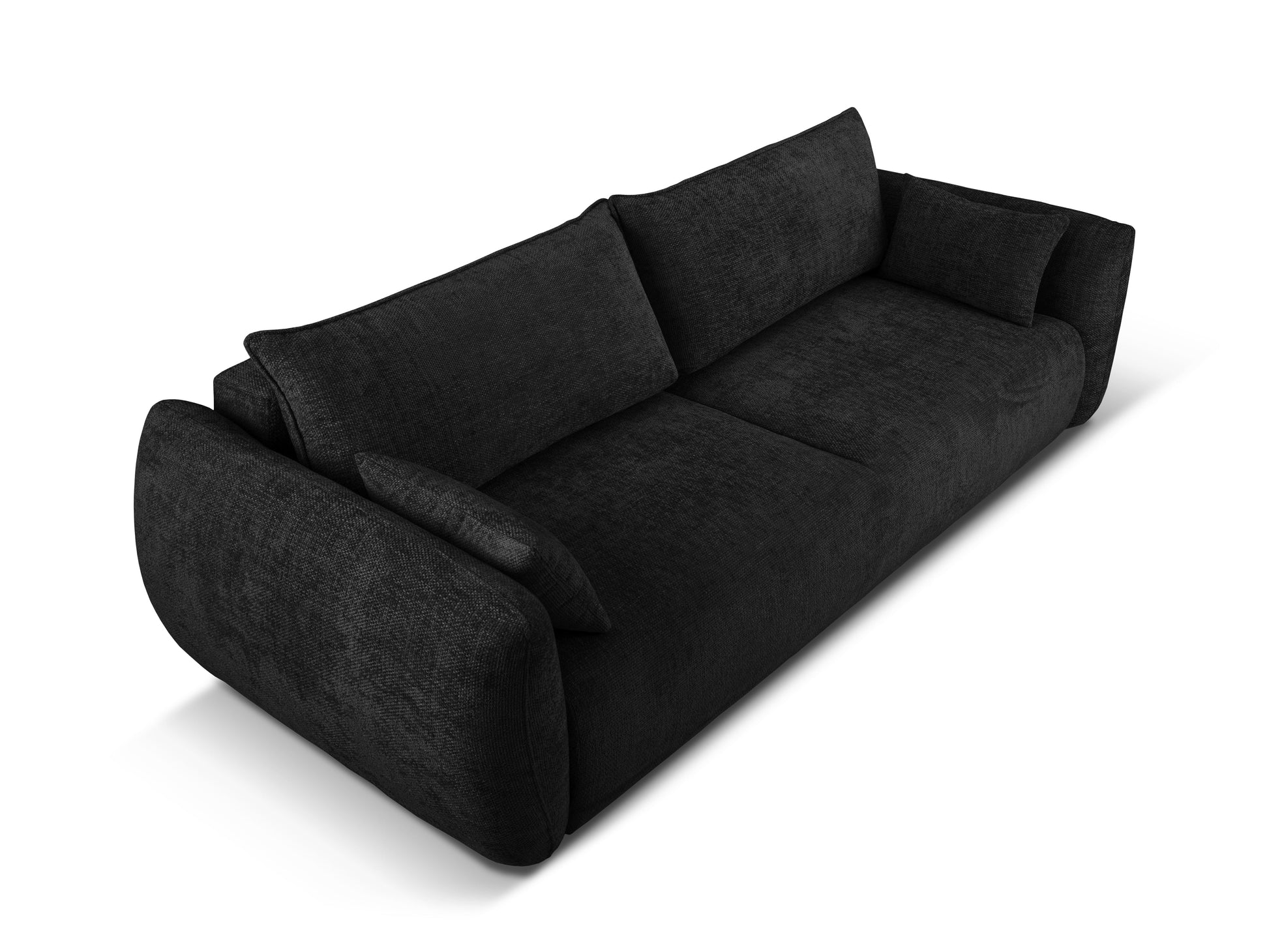 Dīvāns Cosmopolitan Design Matera 190x62x16 cm melns - N1 Home