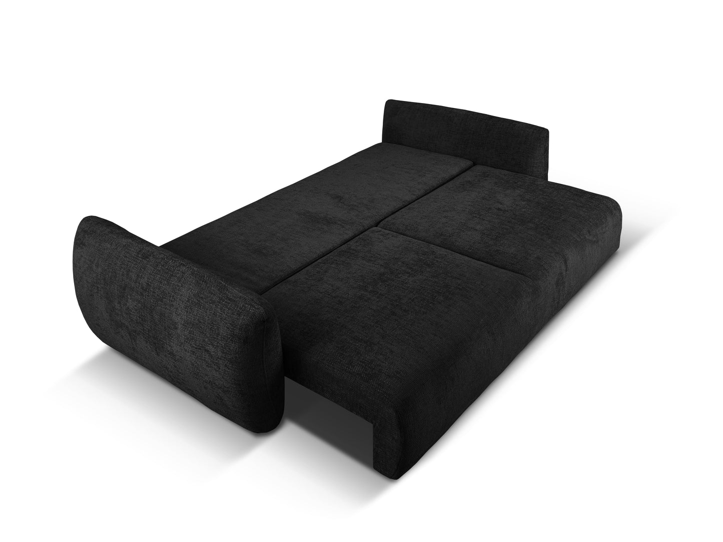 Dīvāns Cosmopolitan Design Matera 190x62x16 cm melns - N1 Home